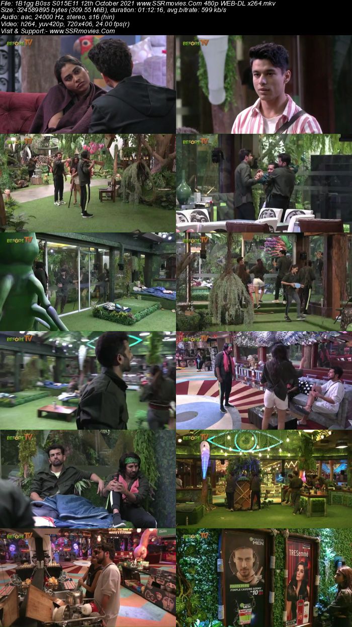 Bigg Boss S15E11 12th October 2021 480p 720p WEB-DL 250MB Download