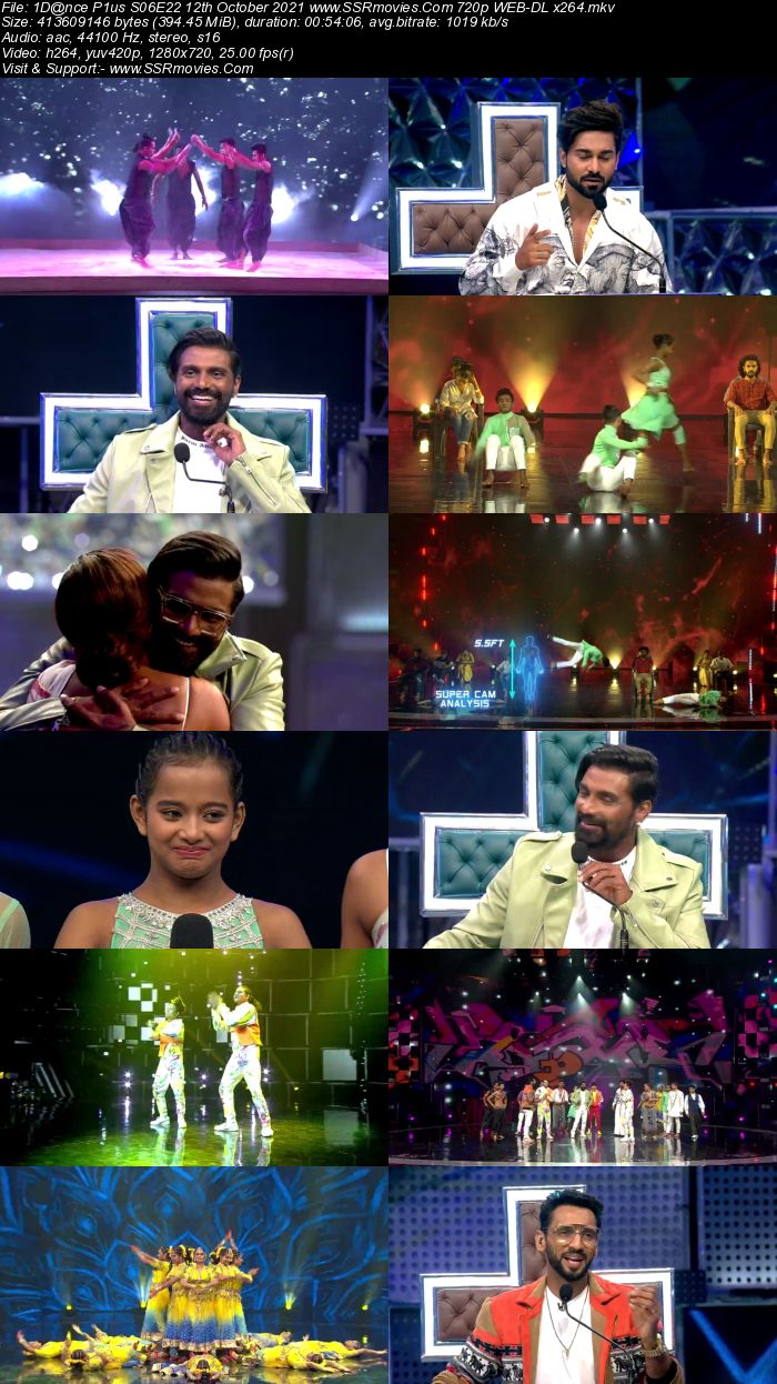 Dance Plus S06E22 12th October 2021 480p 720p WEB-DL x264 250MB Download