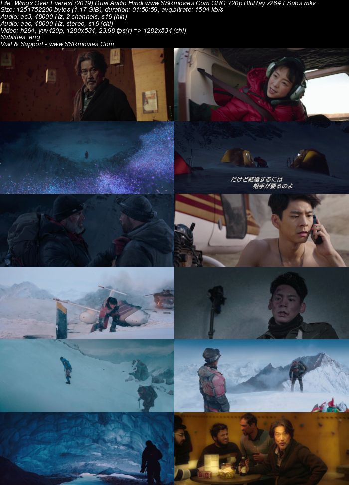 Wings Over Everest (2019) Dual Audio Hindi ORG 720p BluRay 1.2GB ESubs Full Movie Download