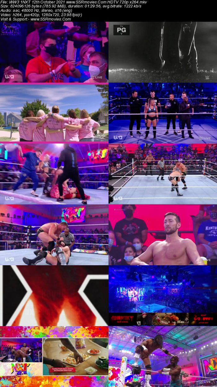 WWE NXT 2.0 12th October 2021 480p 720p HDTV x264 Download