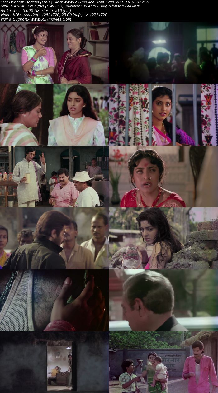 Benaam Badsha (1991) Hindi 480p WEB-DL x264 500MB Full Movie Download