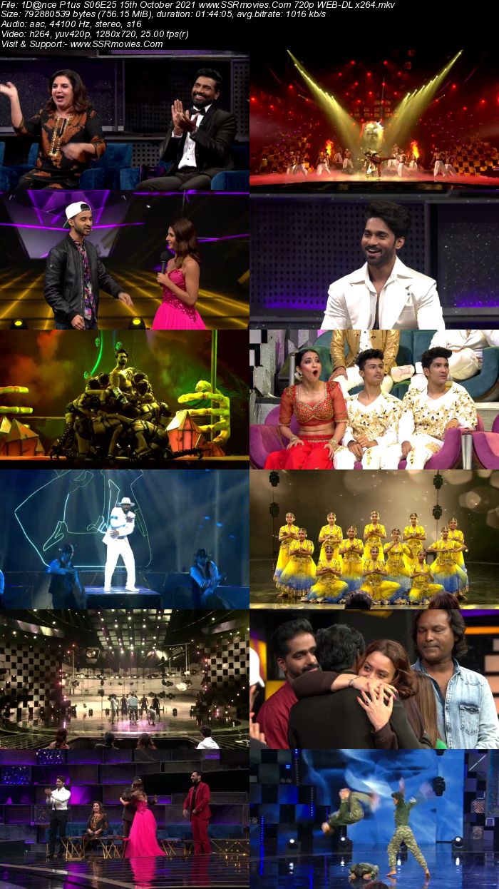 Dance Plus S06E25 15th October 2021 480p 720p WEB-DL x264 300MB Download