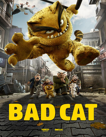 Bad Cat (2016) Dual Audio Hindi ORG 480p WEB-DL 250MB ESubs Full Movie Download