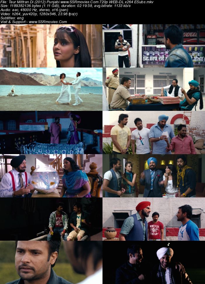 Taur Mittran Di (2012) Punjabi 480p WEB-DL x264 400MB ESubs Full Movie Download