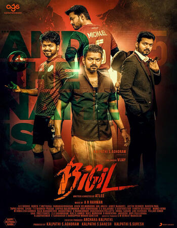 Bigil (2019) Dual Audio Hindi (Fan Dub) 720p 480p HDRip x264 1.5GB Full Movie Download