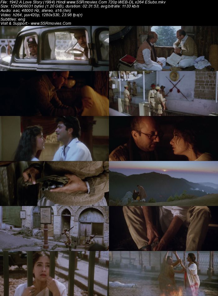 1942: A Love Story (1994) Hindi 720p WEB-DL x264 1.2GB Full Movie Download