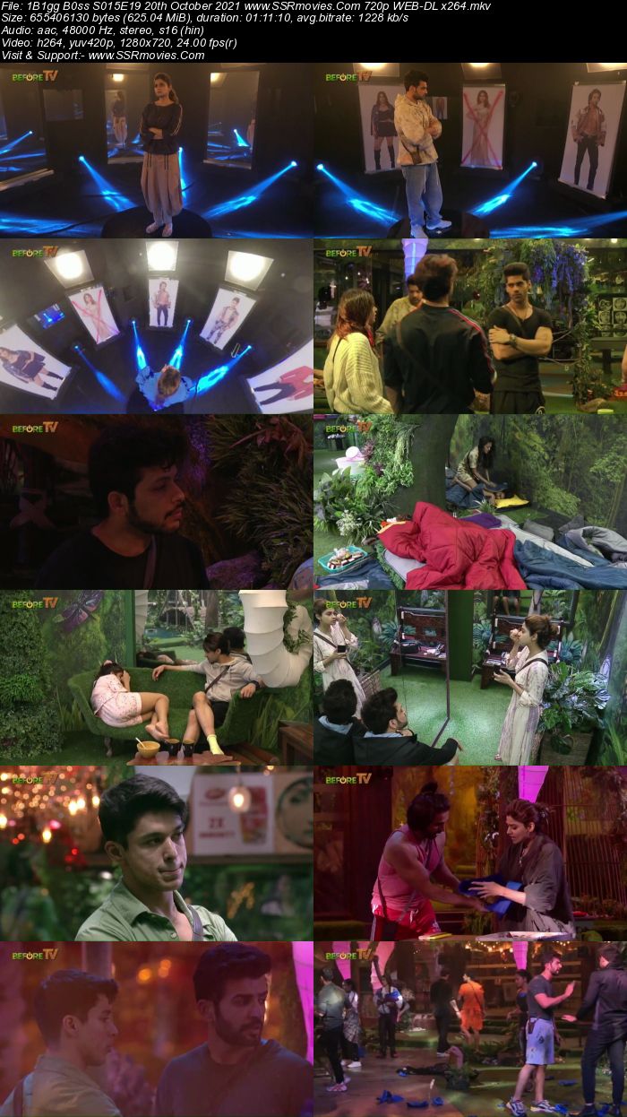 Bigg Boss S15E19 20th October 2021 480p 720p WEB-DL 250MB Download