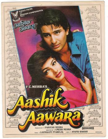 Aashik Aawara (1993) Hindi 480p WEB-DL x264 450MB ESubs Full Movie Download