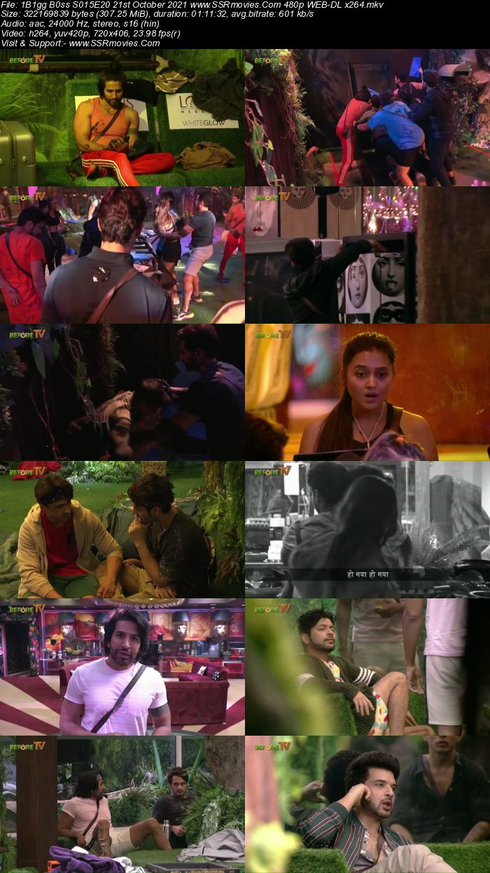 Bigg Boss S15E20 21st October 2021 480p 720p WEB-DL 250MB Download