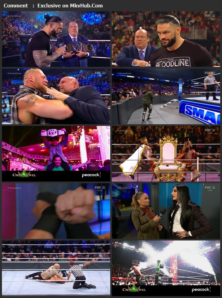 WWE Friday Night SmackDown 22nd October 2021 720p WEBRip x264 750MB Download