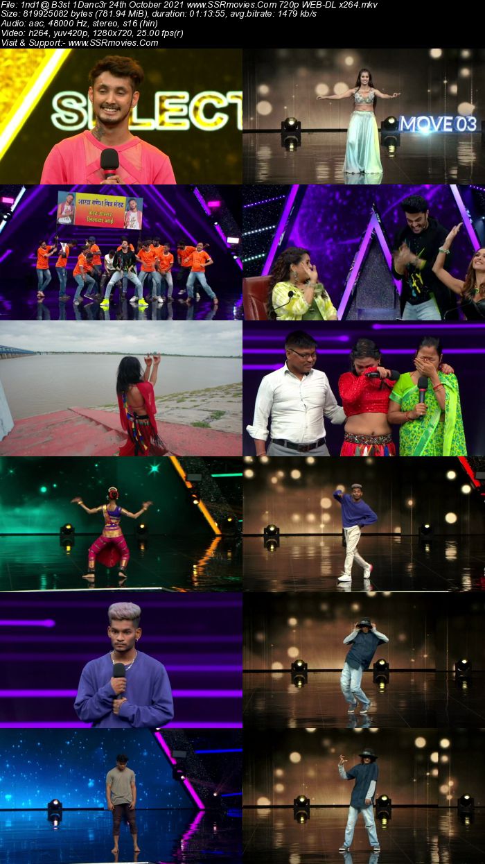 Indias Best Dancer S02 24th October 2021 480p 720p WEB-DL x264 300MB Download