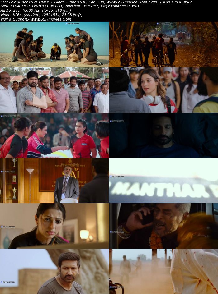Seetimaarr (2021) Hindi Dubbed (HQ Dub) 1080p 720p 480p HDRip 1.1GB Full Movie Download