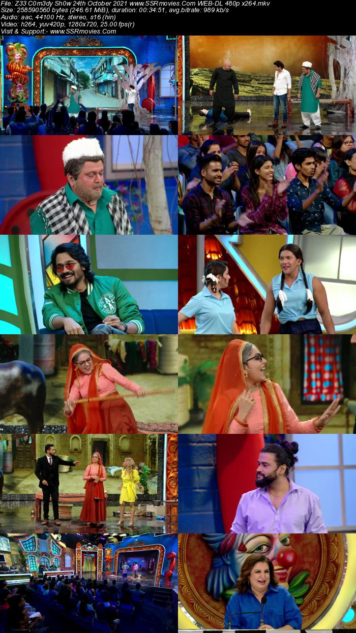 Zee Comedy Show 24th October 2021 480p WEB-DL x264 300MB Download