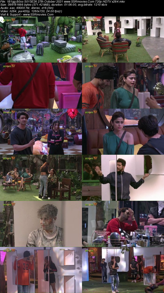 Bigg Boss S15E26 27th October 2021 480p 720p WEB-DL 250MB Download