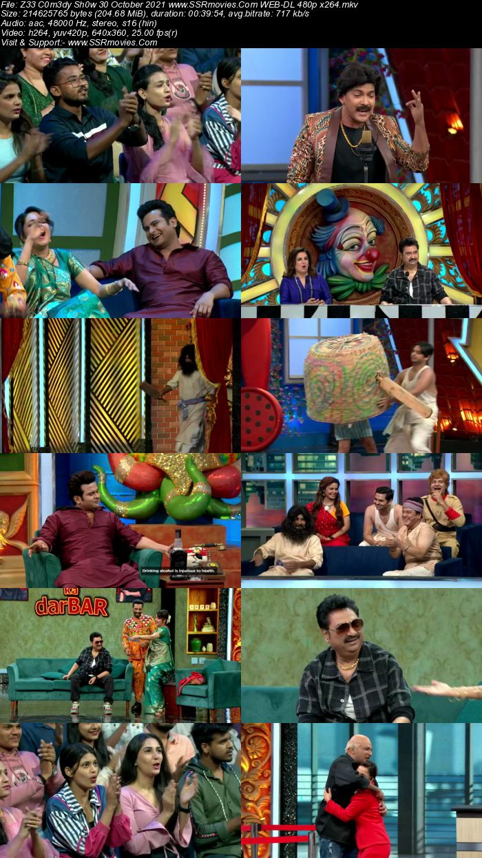 Zee Comedy Show 30th October 2021 480p WEB-DL x264 300MB Download