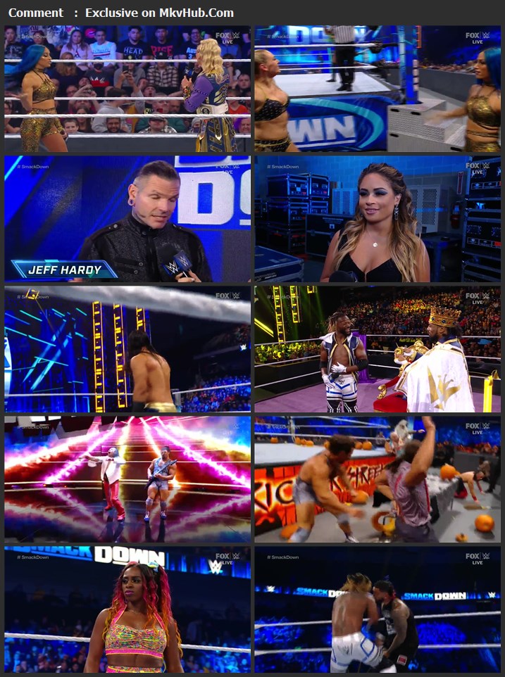 WWE Friday Night SmackDown 29th October 2021 720p WEBRip x264 750MB Download