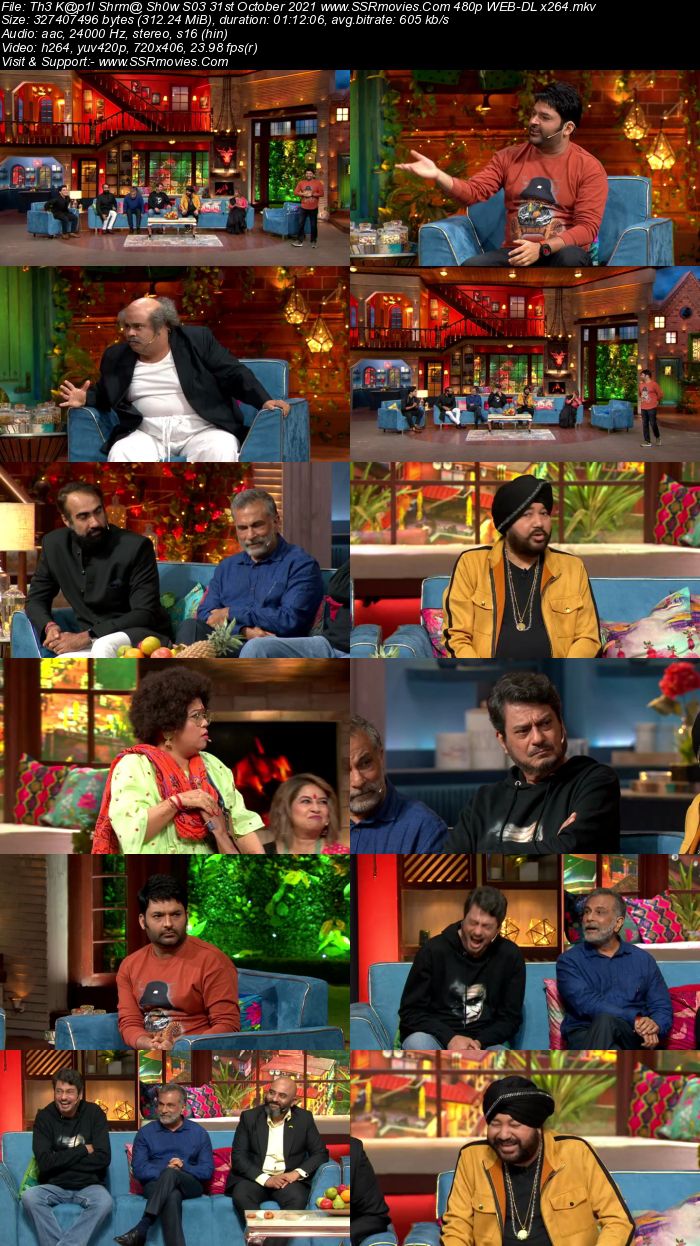 The Kapil Sharma Show S03 31st October 2021 480p 720p WEB-DL 300MB Download