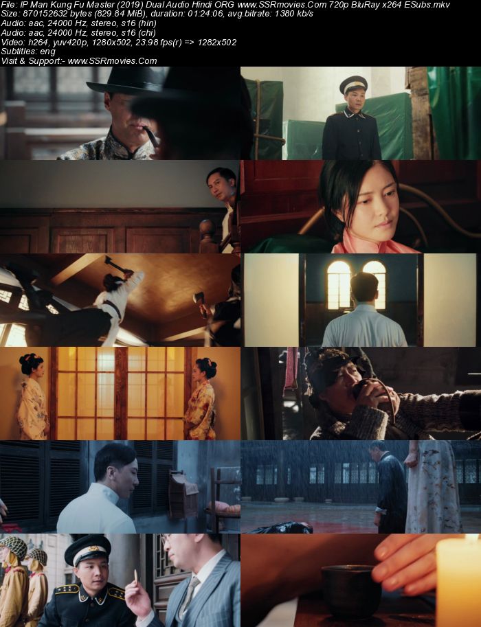 Ip Man: Kung Fu Master (2019) Dual Audio Hindi 720p BluRay x264 800MB Full Movie Download