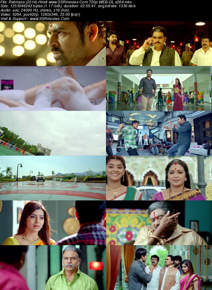 Rabhasa (2014) Hindi Dubbed 720p WEB-DL x264 1.2GB Full Movie Download