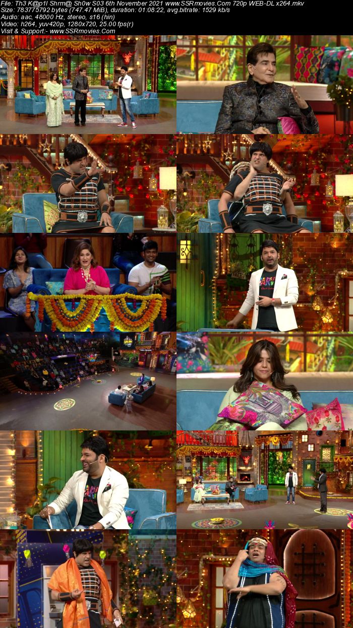 The Kapil Sharma Show S03 6th November 2021 480p 720p WEB-DL 300MB Download