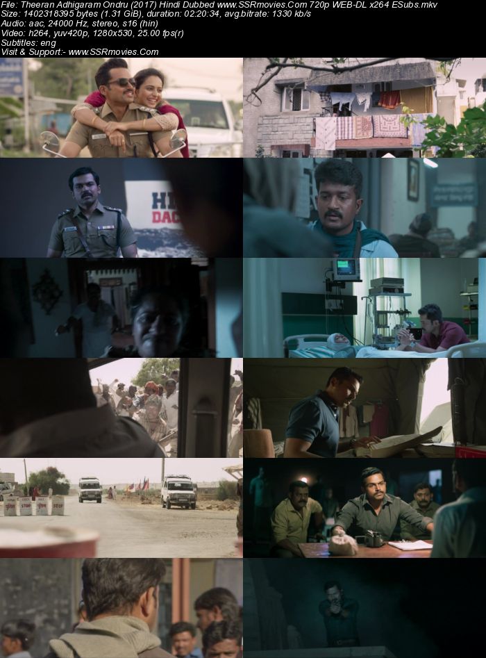 Theeran Adhigaaram Ondru (2017) Hindi Dubbed 720p WEB-DL x264 1.3GB Full Movie Download