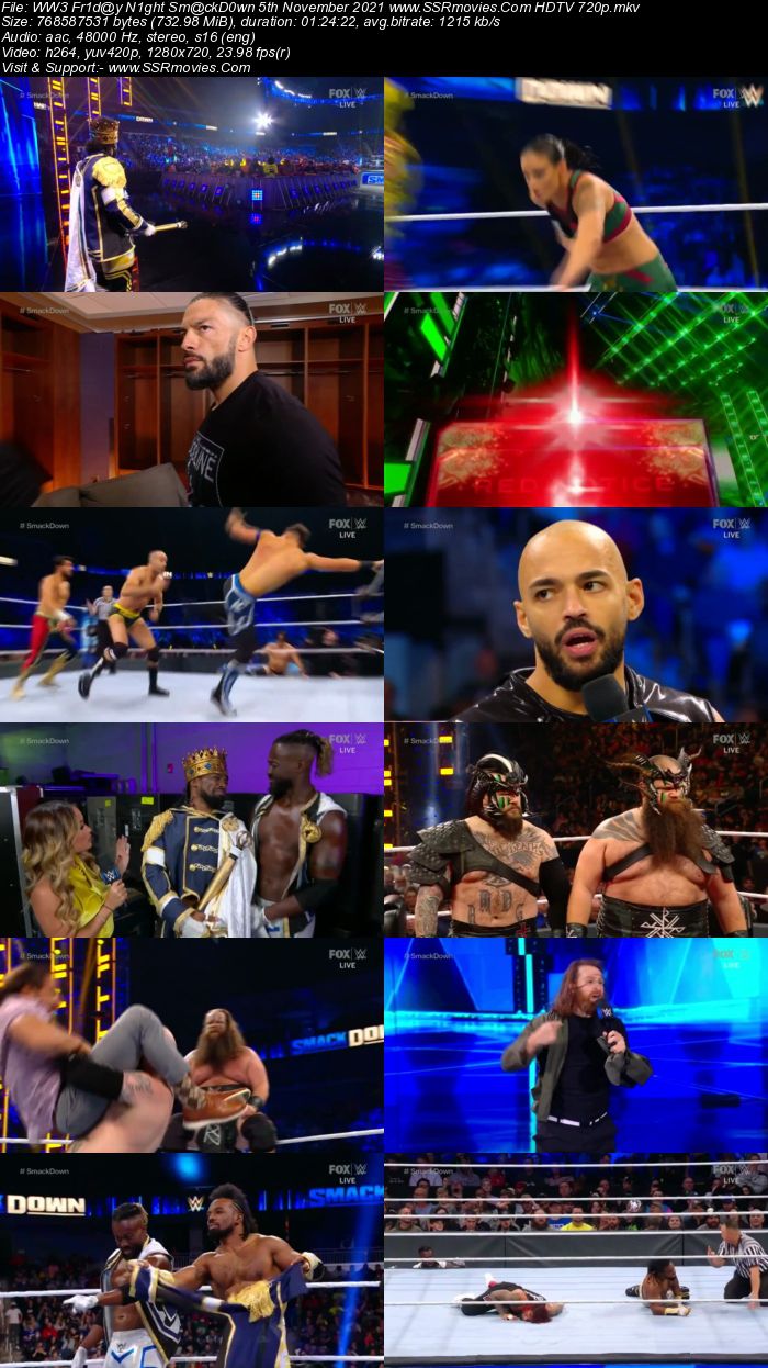 WWE Friday Night SmackDown 5th November 2021 480p 720p HDTV x264 Download