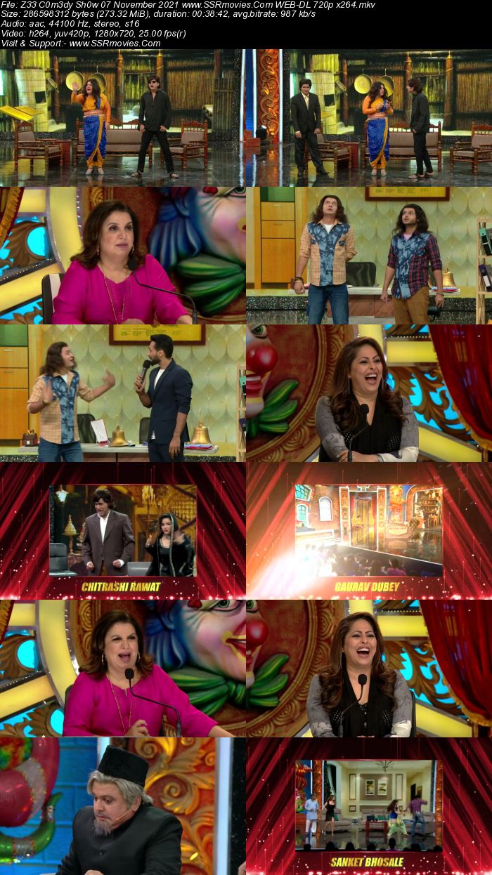 Zee Comedy Show 7th November 2021 480p WEB-DL x264 250MB Download