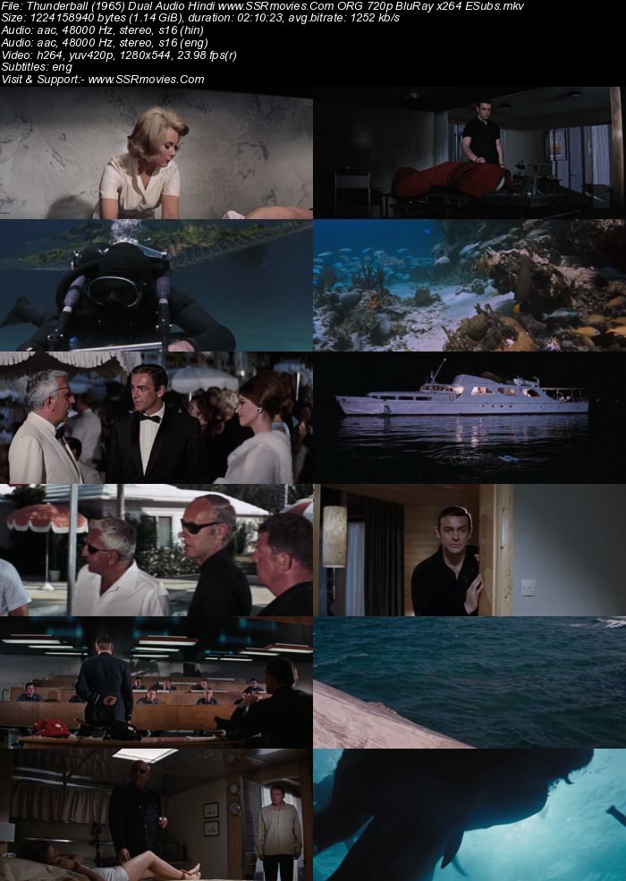 Thunderball (1965) Dual Audio Hindi ORG 480p BluRay 450MB ESubs Full Movie Download