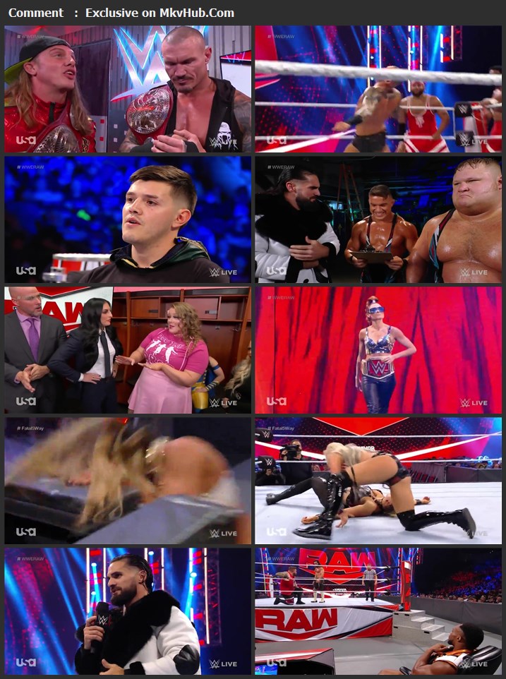 WWE Monday Night Raw 8th November 2021 720p WEBRip x264 1.1GB Download