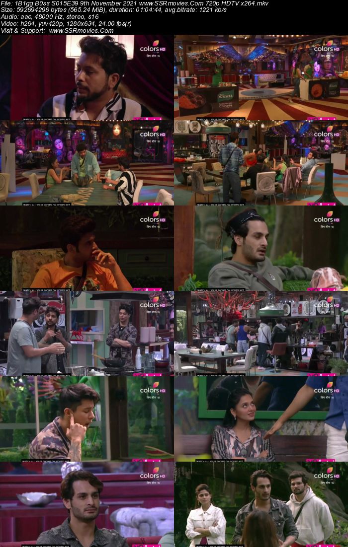 Bigg Boss S15E39 9th November 2021 480p 720p WEB-DL 400MB Download