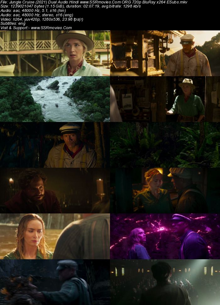 Jungle Cruise (2021) Dual Audio Hindi ORG 480p BluRay 400MB ESubs Full Movie Download