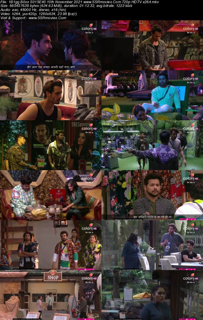 Bigg Boss S15E40 10th November 2021 480p 720p WEB-DL 400MB Download