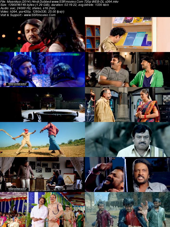Maanikya (2014) Hindi Dubbed 720p WEB-DL x264 1.3GB Full Movie Download