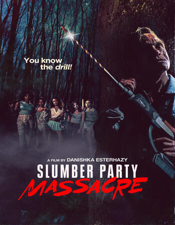 Slumber Party Massacre (2021) Dual Audio Hindi [UnOfficial] 720p 480p WEBRip x264 750MB Full Movie Download