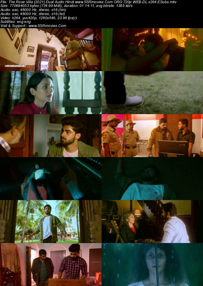 The Rose Villa (2021) Dual Audio Hindi ORG 720p WEB-DL x264 700MB Full Movie Download