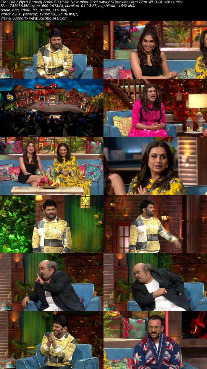 The Kapil Sharma Show S03 13th November 2021 480p 720p WEB-DL 300MB Download