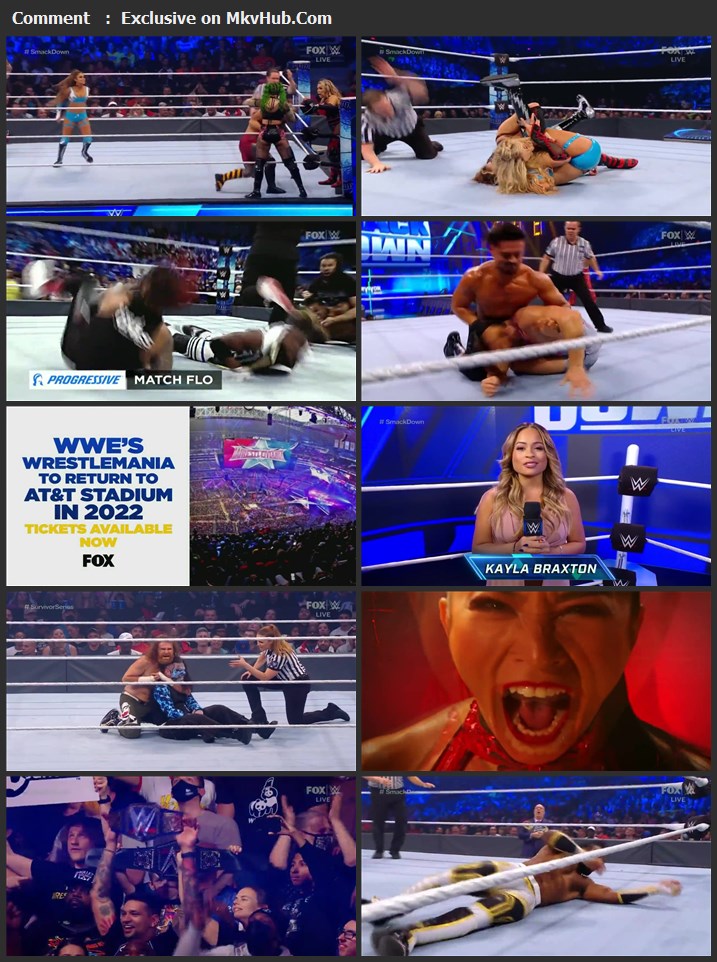 WWE Friday Night SmackDown 12th November 2021 720p WEBRip x264 750MB Download