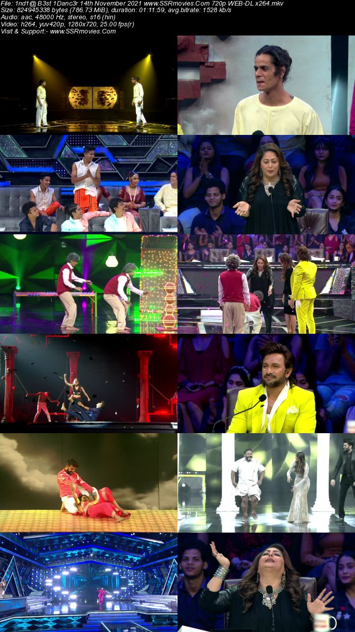 Indias Best Dancer S02 14th November 2021 480p 720p WEB-DL x264 300MB Download