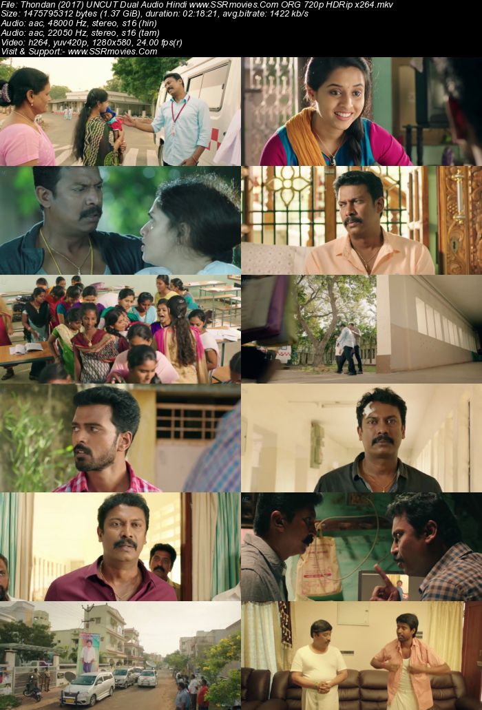 Thondan (2017) Dual Audio Hindi ORG 480p WEB-DL x264 450MB Full Movie Download