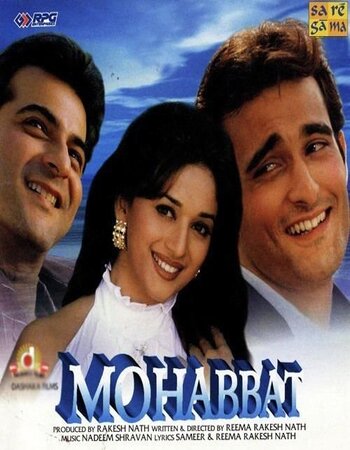 Mohabbat (1997) Hindi 480p WEB-DL x264 450MB ESubs Full Movie Download