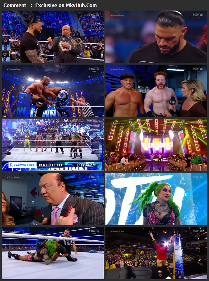 WWE Friday Night SmackDown 19th November 2021 720p WEBRip x264 750MB Download