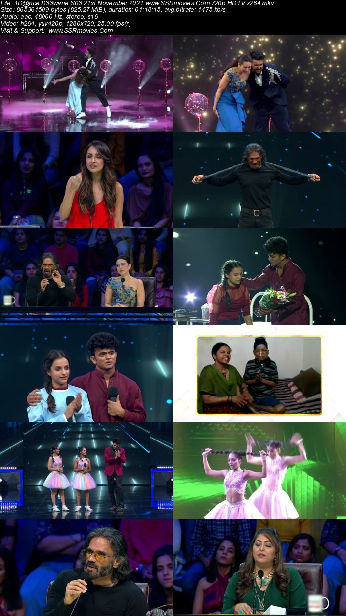 Indias Best Dancer S02 21st November 2021 480p 720p WEB-DL x264 300MB Download