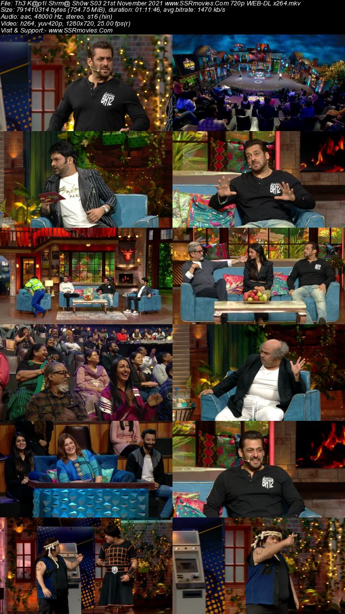 The Kapil Sharma Show S03 21st November 2021 480p 720p WEB-DL 300MB Download