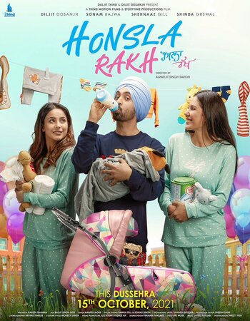 Honsla Rakh (2021) Punjabi 720p WEB-DL x264 1.1GB Full Movie Download