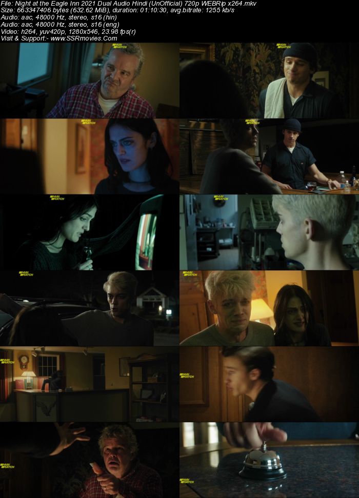 Night at the Eagle Inn (2021) Dual Audio Hindi [UnOfficial] 720p 480p WEB-DL 600MB Full Movie Download