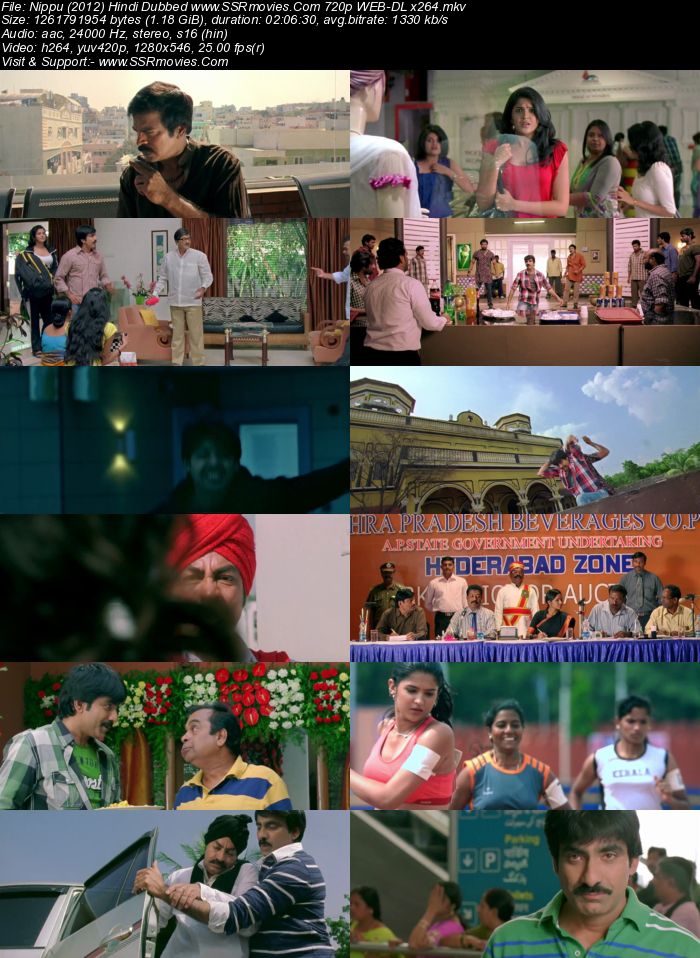 Nippu (2012) Hindi Dubbed 720p WEB-DL x264 1.2GB Full Movie Download
