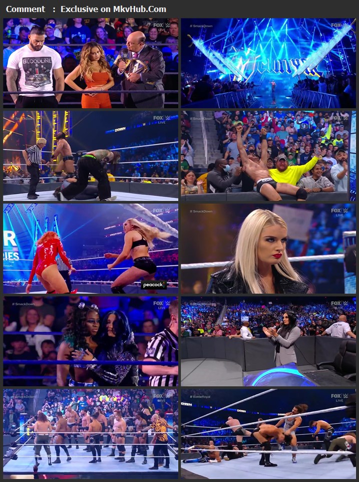 WWE Friday Night SmackDown 26th November 2021 720p WEBRip x264 750MB Download