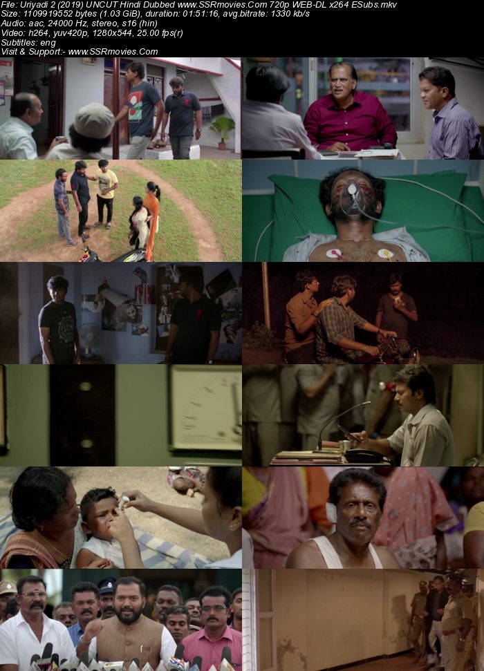 Uriyadi 2 (2019) Hindi Dubbed 720p WEB-DL x264 1GB Full Movie Download