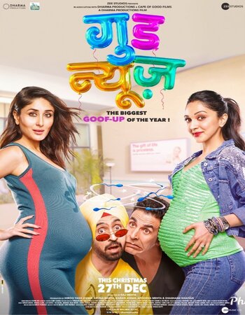 Good Newwz (2019) Hindi 720p WEB-DL x264 1.1GB Full Movie Download