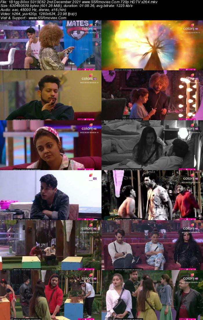 Bigg Boss S15E62 2nd December 2021 480p 720p WEB-DL 400MB Download